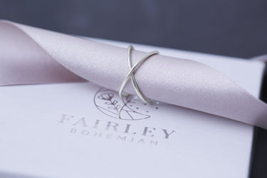 solid silver adjustable ring